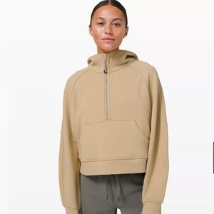 Lululemon Scuba Oversized 1/2 Zip Hoodie Trench XS/S